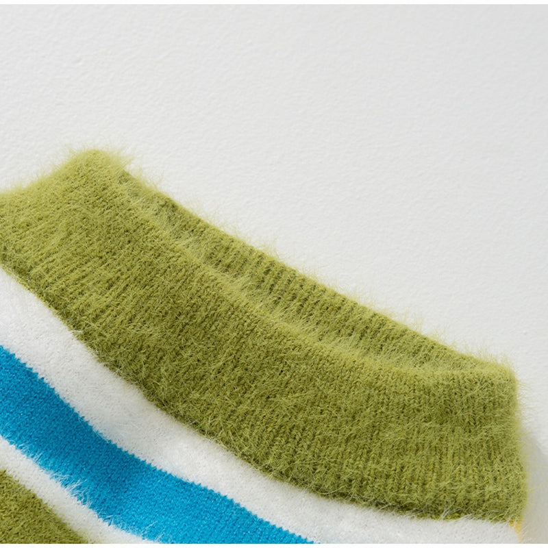 Keep Your Pup Cozy with Our Simple Striped Sleeveless Pet Sweater